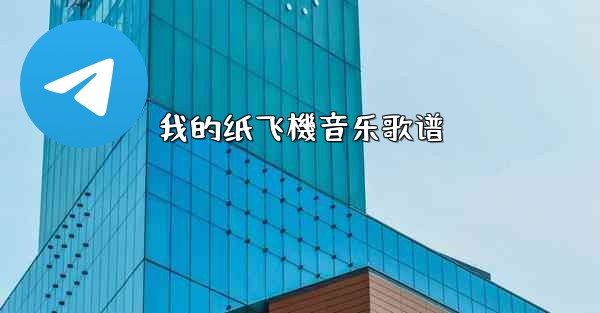 我的纸飞機音乐歌谱