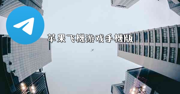 苹果飞機游戏手機版