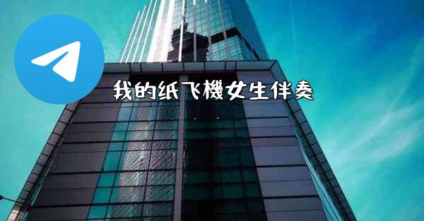 我的纸飞機女生伴奏