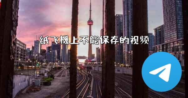 纸飞機上不能保存的视频