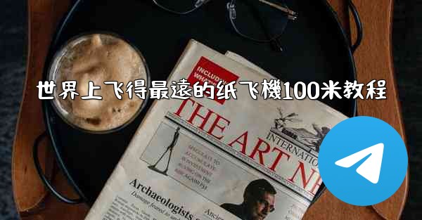 世界上飞得最遠的纸飞機100米教程