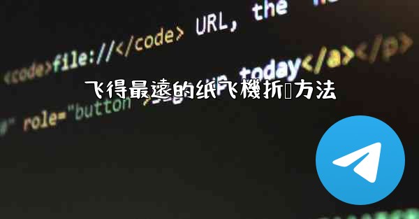 飞得最遠的纸飞機折叠方法