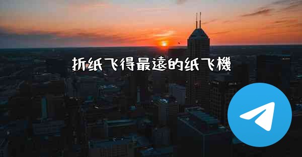 折纸飞得最遠的纸飞機