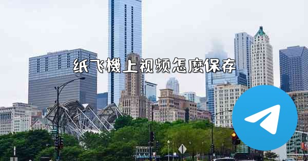 纸飞機上视频怎麼保存