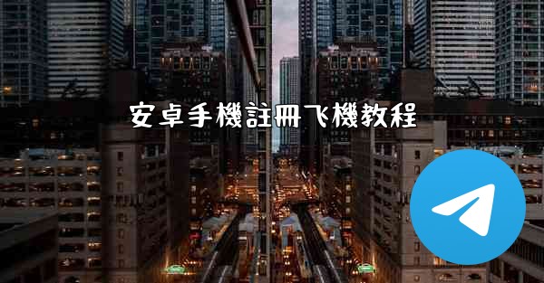 安卓手機註冊飞機教程
