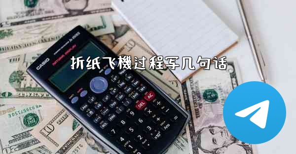 折纸飞機过程写几句话