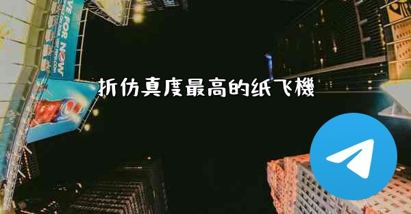 折仿真度最高的纸飞機