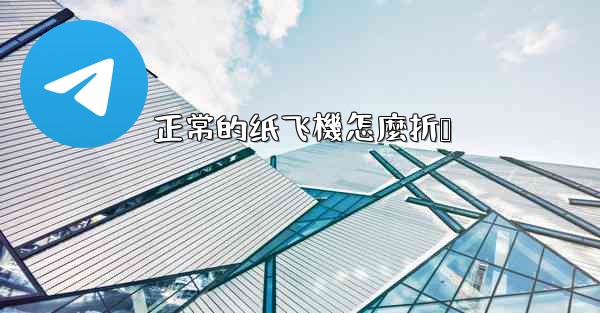 正常的纸飞機怎麼折叠