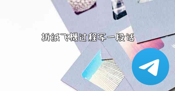 折纸飞機过程写一段话