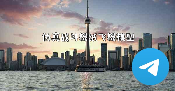 仿真战斗機纸飞機模型