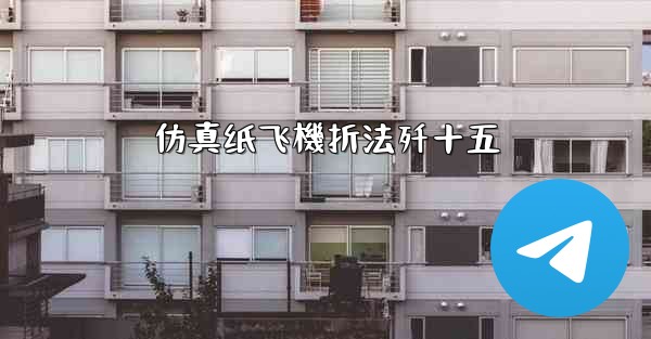 仿真纸飞機折法歼十五