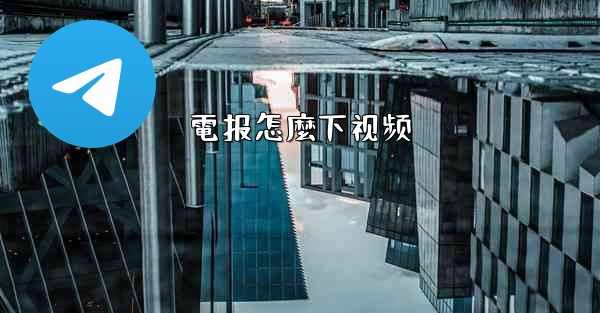 電报怎麼下视频