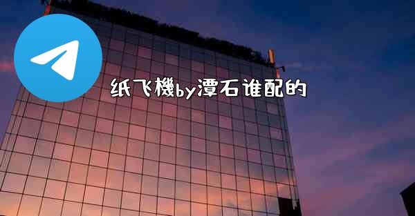 纸飞機by潭石谁配的