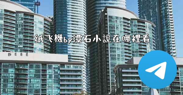 纸飞機by潭石小說在哪裡看