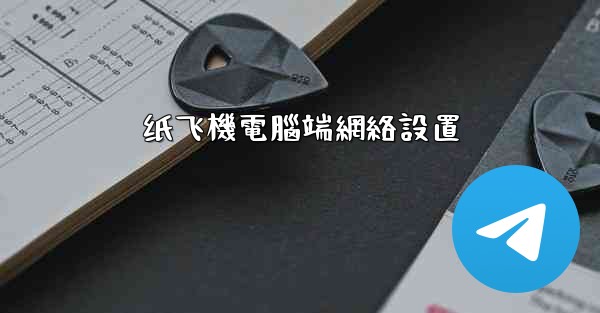 纸飞機電腦端網絡設置