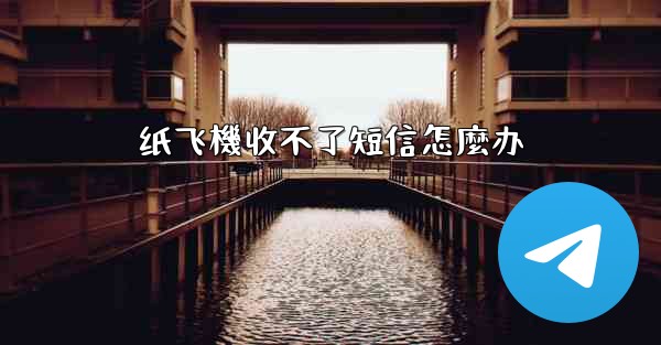 纸飞機收不了短信怎麼办