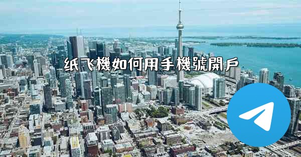 纸飞機如何用手機號開戶