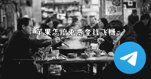 苹果怎麼免费登錄飞機