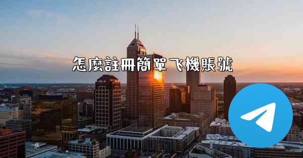 怎麼註冊簡單飞機賬號