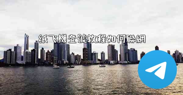 纸飞機登號教程如何聯網