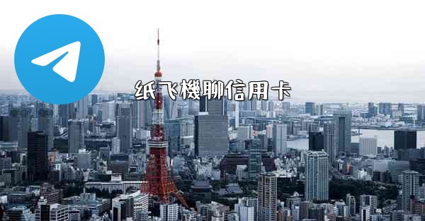 纸飞機聊信用卡