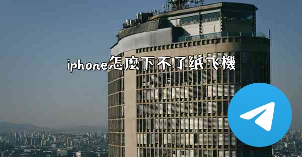iphone怎麼下不了纸飞機