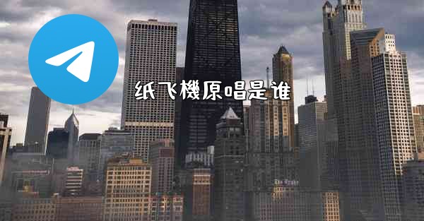 纸飞機原唱是谁