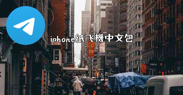 iphone纸飞機中文包
