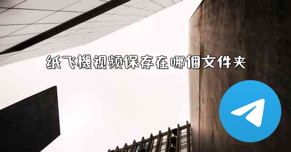 纸飞機视频保存在哪個文件夹