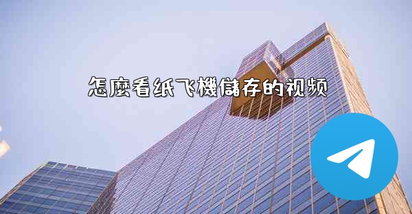 怎麼看纸飞機儲存的视频