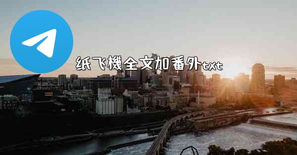 纸飞機全文加番外txt