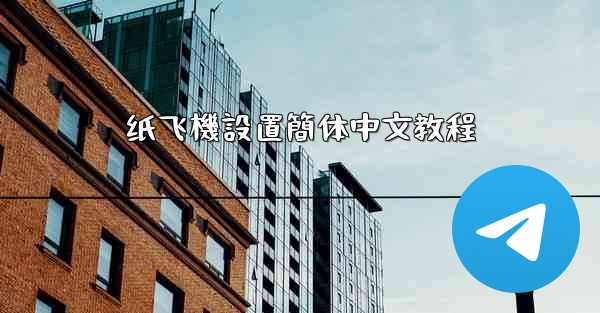 纸飞機設置簡体中文教程