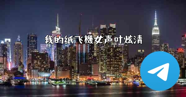 我的纸飞機女声叶炫清