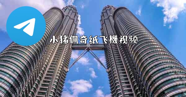 小猪佩奇纸飞機视频