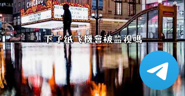 下了纸飞機會被监视嗎