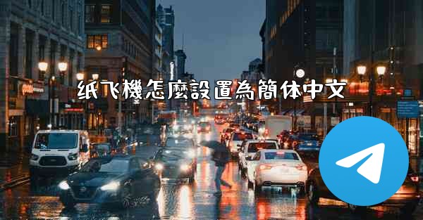 纸飞機怎麼設置為簡体中文