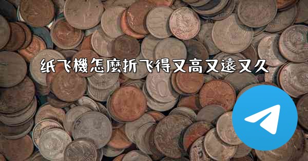 纸飞機怎麼折飞得又高又遠又久