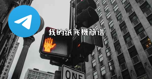 我的纸飞機簡谱