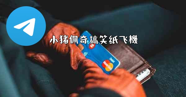 小猪佩奇搞笑纸飞機