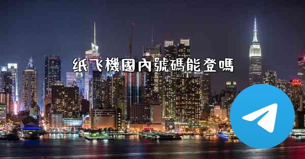 纸飞機國內號碼能登嗎