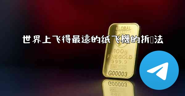 世界上飞得最遠的纸飞機的折叠法