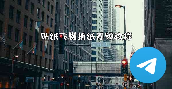 贴纸飞機折纸视频教程