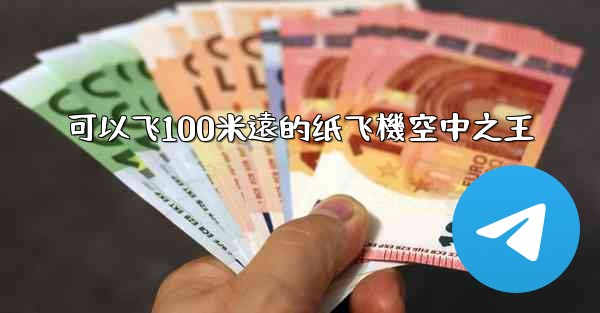 可以飞100米遠的纸飞機空中之王