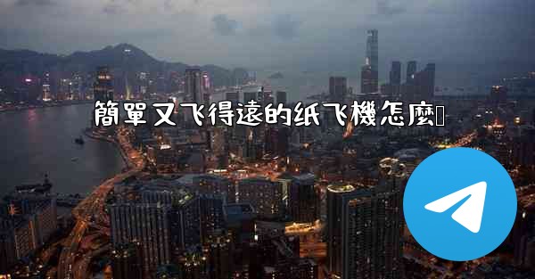 簡單又飞得遠的纸飞機怎麼叠