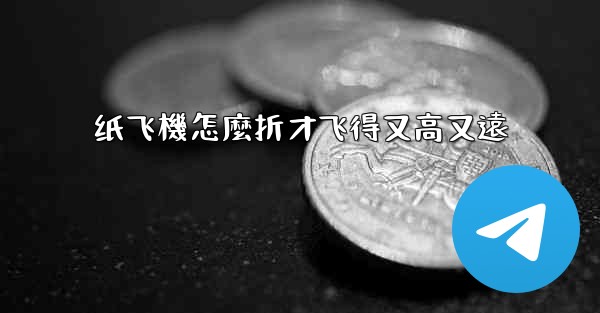 纸飞機怎麼折才飞得又高又遠