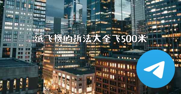 纸飞機的折法大全飞500米