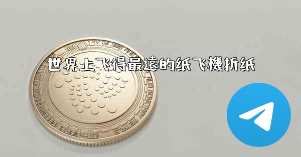 世界上飞得最遠的纸飞機折纸