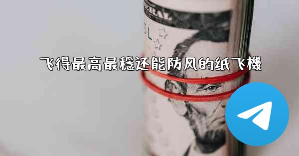 飞得最高最穩还能防风的纸飞機
