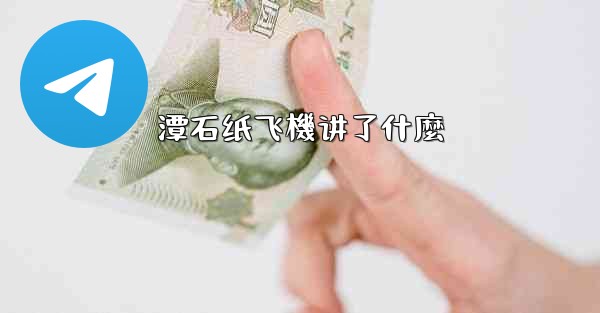 潭石纸飞機讲了什麼