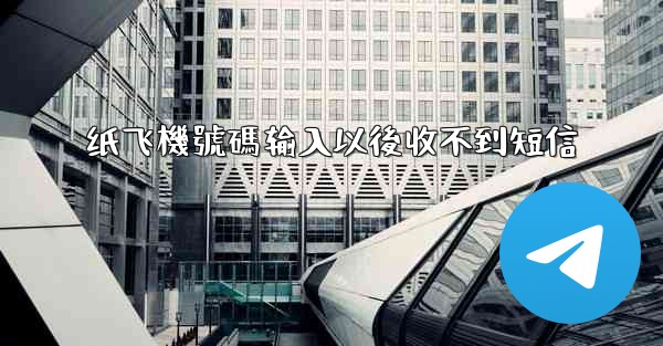 纸飞機號碼输入以後收不到短信